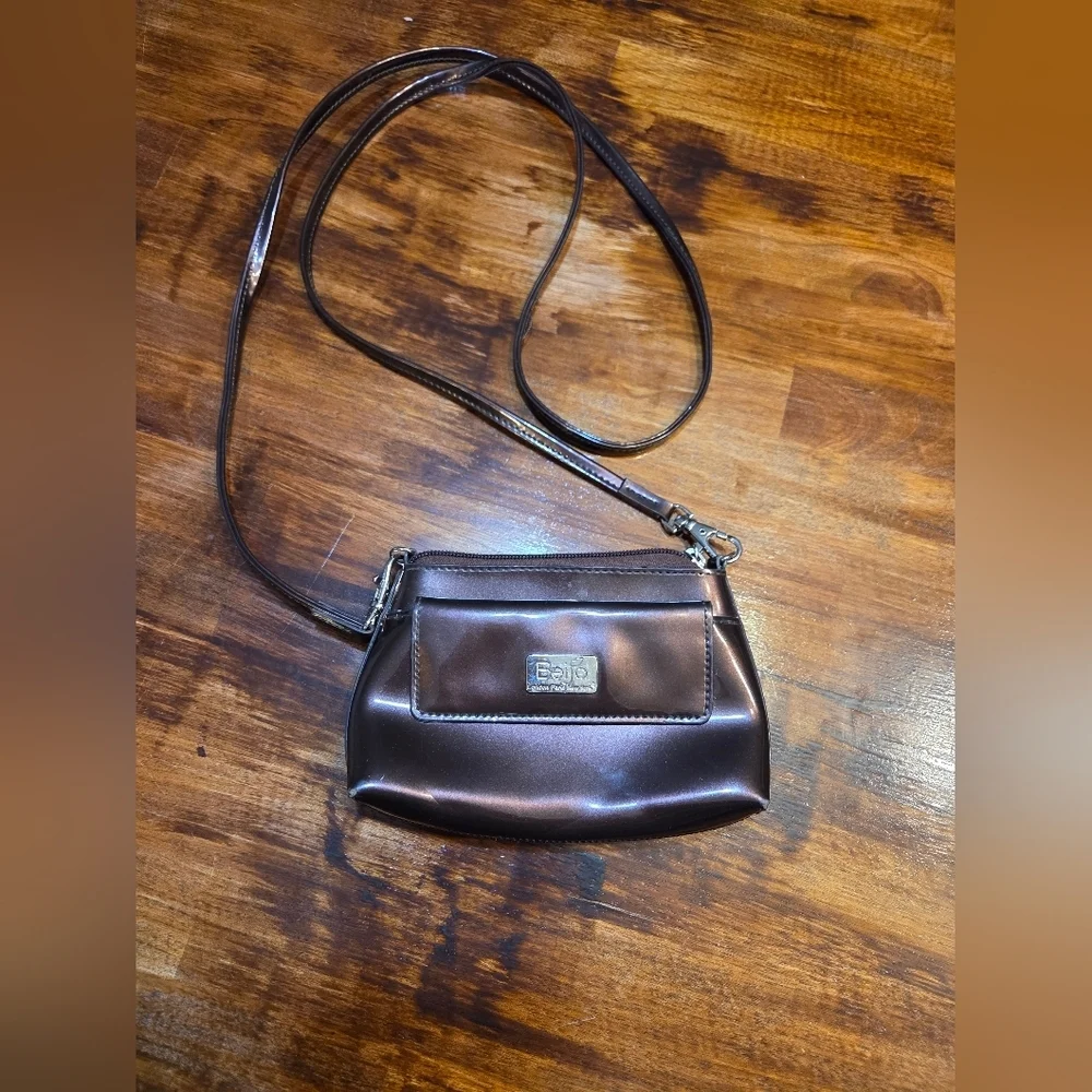 Beijo Mini Small Crossbody Shoulder Purse Handbag Y2k Patent Vinyl 90s Bratz